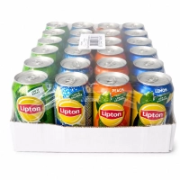6 Blikjes Lipton Ice Tea Sparkling<br>6 Blikjes Lipton Ice Tea Green Tea<br>6 Blikjes Lipton Ice Tea Peach<br>6 Blikjes Lipton Ice Tea Lemon