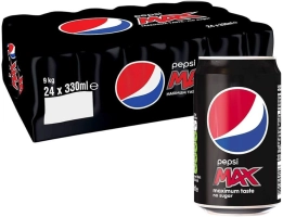 Pepsi Cola Max Zero Sugar 24X330ml